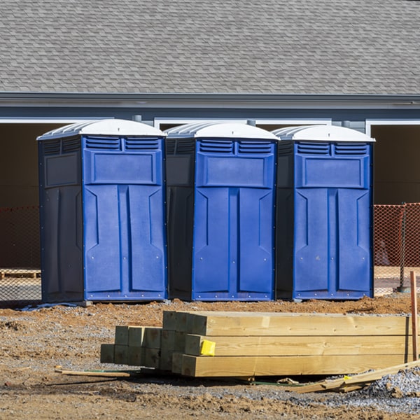 are there any restrictions on what items can be disposed of in the porta potties in Ardoch